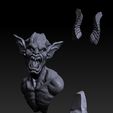 demon bust 8.jpg Fichier STL La chasse aux démons・Plan à imprimer en 3D à télécharger