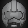 RebelPilotHelmetFrontalBase.png Star Wars Rebel Flight Pilot Helmet for Cosplay