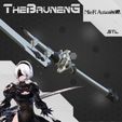 new1.jpg Nier Automata Virtuous Treaty sword [3D print files]