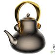 ee PACART ° 3D Teapot Inspired by childhood to download in stl and obj.