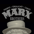 Harpo_Marx-Brothers.png 3D file The Marx Brothers - 3D model・3D printer model to download