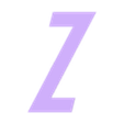 Z.stl Letters and Numbers FALLOUT | Logo