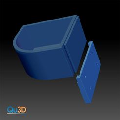 STL-00062-Eck-Wassernapf-Anschlag-Rechts_Function.jpg STL file Dog water bowl - hanging with stop on both sides・3D printable model to download
