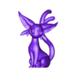 Pokemon_Espeon2_1.stl Fichier STL Pack Eevee Evolution 9 en 1 - EEVEE EVOLUTION-POKÉMON FIGURINE - MODÈLE D'IMPRESSION 3D・Plan pour imprimante 3D à télécharger