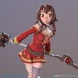 Megumin_Main_Render_015.jpg Megumin. Multiple Versions, 3D Print STL