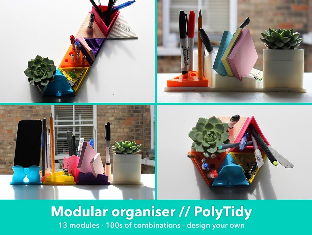 pics_hq_sm.jpg Free STL file Modular desk tidy & organiser - PolyTidy・3D printing template to download, splabble