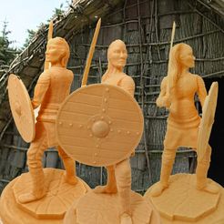 PHOTO-11.jpg Fichier STL Viking woman・Modèle à télécharger et à imprimer en 3D, gregorsculpt