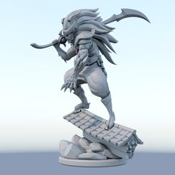 STL file Black Bulls Vice Captain Nacht Faust・Model to download and 3D  print・Cults
