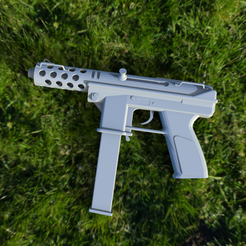 untitled.523.png Archivo STL TEC-9 PISTOLA・Modelo para descargar y imprimir en 3D