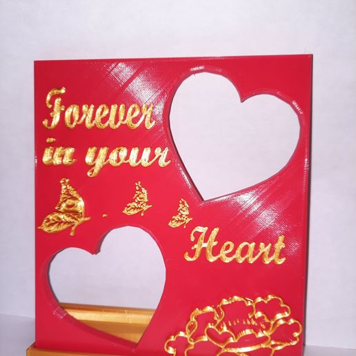 Valentines/ Memorial Picutre frame 3D model