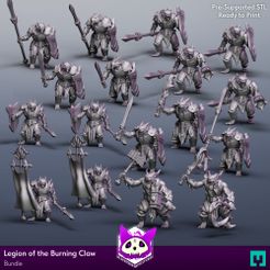 Legion-Bundle.jpg 3D file Legion of the Burning Claw・3D printing template to download