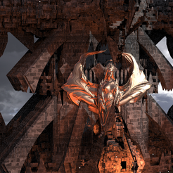 ra-ship.435.png Fichier OBJ Labyrinthe de l'Enfer de Dante structures architecture・Design à télécharger et à imprimer en 3D