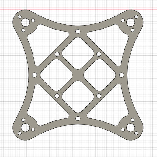 Eachine UZ 65 - Toothpick Drone Frame 3D model
