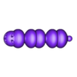 caterpillar-last.stl Amusing Flexi caterpillar | Print-in-Place | 360° free motion