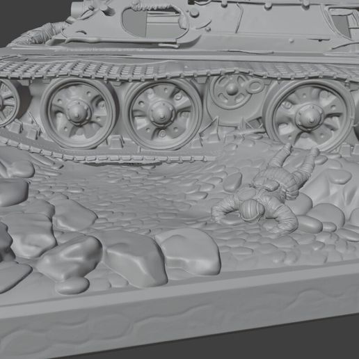 T-34-Soviet-Tank-Diorama-WWII.jpg T-34 Tank Diorama STL - WWII Soviet Tank 3D Print Model