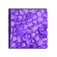 25mm_square_base_cobblestone__005_t.stl 10x 25mm square base with cobblestone ground (+toppers)