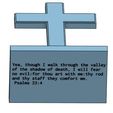 44388d22-d231-400d-be00-234968e53c50.jpg Cross with Psalms 23:4