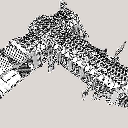 ANPHELION-BASE-PARTS-LINEUP.jpg ИМПЕРСКАЯ ИССЛЕДОВАТЕЛЬСКАЯ БАЗА КСЕНОСОВ (МОДЕЛЬ GRAIA)