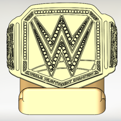 20200708_150627 - Copy.png Download STL file WWE championship Phone holder • Template to 3D print, diegoccq