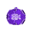 Christmas tree bauble - full 3D.STL Christmas tree bauble with candy / stl, dxf