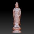 019guanyin1.jpg Guanyin bodhisattva Kwan-yin sculpture for cnc or 3d printer19