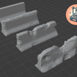Barrier-1-all_1.png Tabletop Terrain Pack 1 - Road Block Set