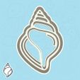 67-2.jpg Underwater world cookie cutters - sea shell (style 9)