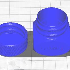 schroefdopcache.jpg Archivo STL Geocache impermeable・Objeto imprimible en 3D para descargar