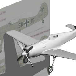 e.jpg STL file FW-190 C V13 Plane・Design to download and 3D print