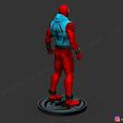001f.jpg Scarlet Spider -Spider man - Marvel comics - High Quality 3D print model