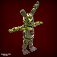 3.png SPRINGTRAP FIVE NIGHTS AT FREDDY'S / PRINT-IN-PLACE WITHOUT SUPPORT