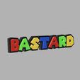 Image-24-05-2023-at-22.37.jpg BASTARD - 3D Super Mario Themed Custom Name Plate / Sign