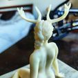 IMG_20210224_102302_234.jpg Mystic Elegance: Wiccan Goddess Sculpture with Deer Horns