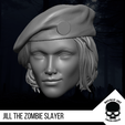11.png Jill The Zombie Slayer Head for 6 inch action figures