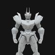 4.jpg Robot Statue Head length 150mm Figure 3D STL file for printing