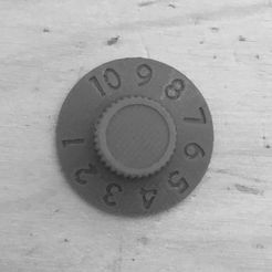 IMG_0374.JPG Fichier STL Bouton d'ampli Type 0a d=30mm・Objet imprimable en 3D à télécharger