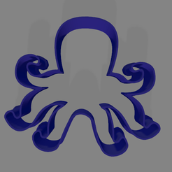 pulpo paul.png Free STL file cookie cutter octopus・3D print design to download, ledblue