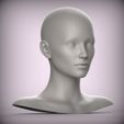 1.8.jpg 22 3D HEAD FACE FEMALE CHARACTER FEMALE TEENAGER PORTRAIT DOLL BJD LOW-POLY 3D MODEL