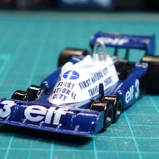 TSM  1/43 1977 Tyrrell P34 #3 タイレル Tsm Model 1/43 1977 Tyrrell P34 No.3 Us Grand Prix Ronnie