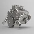 BBC.010.jpg Big Block Chevy V8 motor with ITB's. 1/8 TO 1/25 SCALE