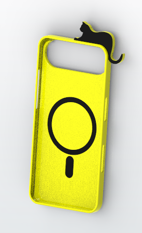 3.png MagSafe iPhone 17 Air Cat Case with Camera Ring