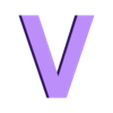 V.stl Alphabet in uppercase, Uppercase alphabet, Großbuchstaben, Alfabeto en mayúsculas