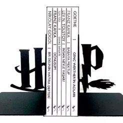 Captura3.png STL file Harry Potter Book Holder, Bookend・Model to download and 3D print