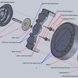 Base Assy Explode A Annotated.JPG Free STL file Triaxial Motorized・3D printable design to download