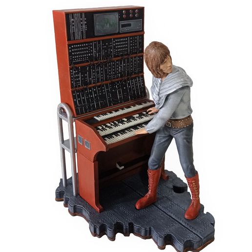 👫 ELP EMERSON LAKE PALMER KEITH EMERSON STATUE FIGURE・ STL File