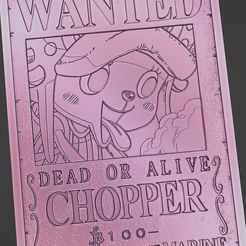 STL file big mom/charlotte linlin wanted poster - one piece 💬・Model to  download and 3D print・Cults