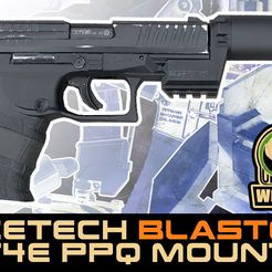 1-PPQ-Blaster-mount.jpg Acetech Blaster 43cal Umarex T4E Walter PPQ M2 tracer mount