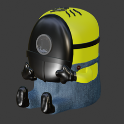 Minion_Render.png Download free file Squid Game MINION / Minion Mark Squid Game • 3D printable model, BettoLe