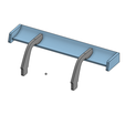 porsche_rsr_wing.png STL file Carrera 132 Porsche RSR GT3 rear wing・Template to download and 3D print