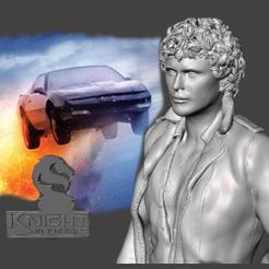 01 main free.jpg Télécharger fichier STL Knight Rider - Young Hoff - par SPARX • Objet à imprimer en 3D, SparxBM